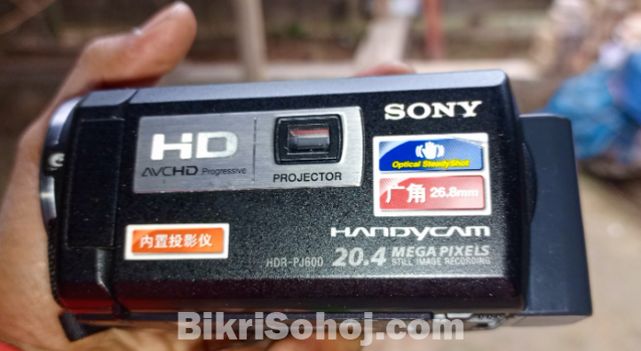 Sony HDR-PJ600  Projector Handycam Camcorder